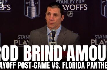 Rod Brind'Amour Reacts to Carolina Hurricanes Losing in 4 OT's vs. Florida & Potential Impact on ECF