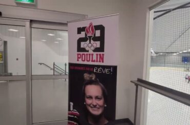 Aréna EJM/RENÉ-BERNARD de Beauceville triple médaillée olympique, Marie-Philip Poulin.