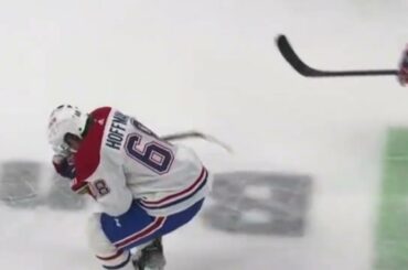 A.J. Greer game misconduct for crosschecking Mike Hoffman - Have your say!