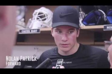 Hear from Nolan Patrick following day 1 of Rookie Camp