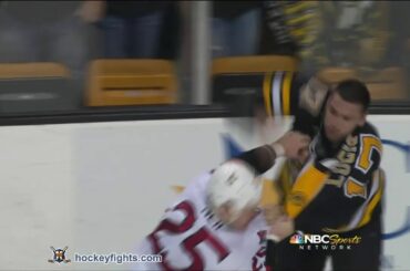 Chris Neil vs Milan Lucic Apr 28, 2013