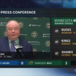 Boudreau: Brodin steps up for shorthanded Wild