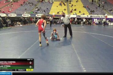 14U 77 William Du Chemin Ringers Wrestling Club Vs Keagan Steen Red Rock Central