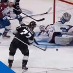 Hunter Miska Lifts Pad In Desperation & Robs Jeff Carter Of A Goal