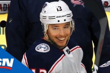 Cam Atkinson Can Only Laugh After Nilsson Robs Him Of Scoring Record