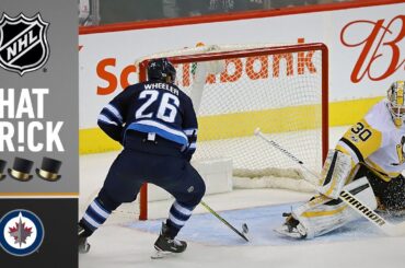 Blake Wheeler records a hat trick in the 1st period