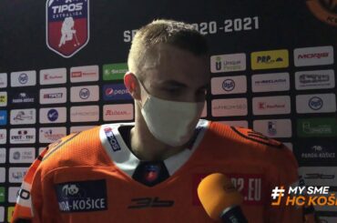 Martin Pospíšil po zápase proti Michalovciam (24.10.)