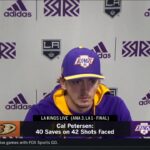 Postgame | Cal Petersen vs. Anaheim