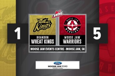 Moose Jaw Ford Highlights: Warriors (5) vs Brandon (1) - Jan. 27