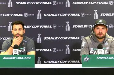 Dallas Stars players Andrew Cogliano & Andrej Sekera Discuss Stanley Cup Finals & NHL Bubble