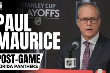 Paul Maurice Reacts to Florida Panthers Taking a 2-0 Lead vs. Carolina & Sasha Barkov Epic Goal