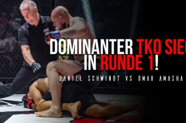 DOMINANTER TKO Sieg in Runde 1 🔥 I Daniel Schwindt vs Omar Amasha #GMC29