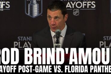 Rod Brind'Amour Responds to Carolina Hurricanes Falling Down 0-2 vs. Florida Panthers in ECF
