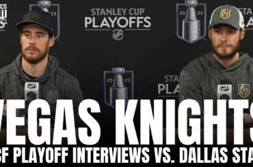 Reilly Smith & Brayden McNabb React to Vegas Golden Knights vs. Dallas Stars WCF, Game 1 Win