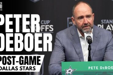 Peter DeBoer Responds to Dallas Stars Losing in OT Twice & Golden Knights 2-0 Lead vs. Dallas in WCF