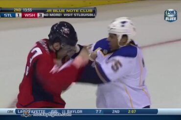 Ryan Reaves vs Tom Wilson Nov 17, 2013
