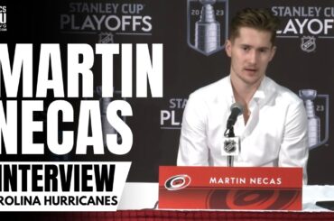 Martin Necas Reacts to Facing Sergei Bobrovsky & Carolina Hurricanes Down 0-2 vs. Florida Panthers