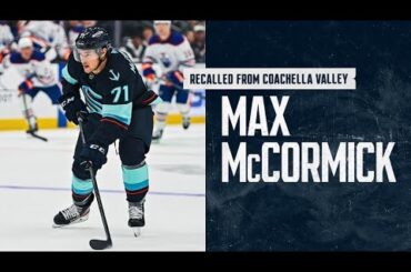 Seattle Kraken call up Max McCormick from Coachella Firebirds