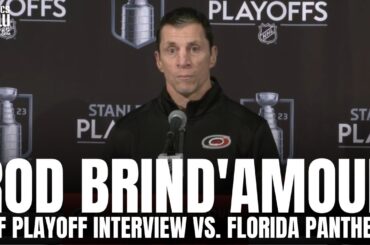 Rod Brind'Amour talks Sasha Barkov, Sergei Bobrovsky & Carolina Adjustments Down 0-2 vs. Florida