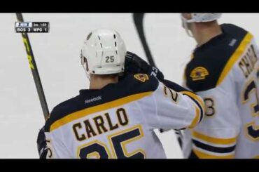 Bruins Brandon Carlo scores 1st NHL career goal - 10/17/2016