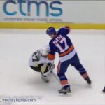 Craig Adams vs Matt Martin Mar 22, 2013