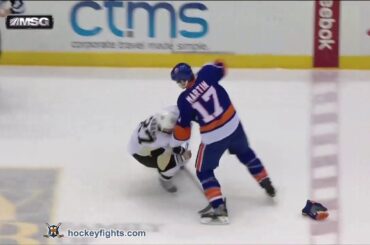 Craig Adams vs Matt Martin Mar 22, 2013