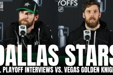 Scott Wedgewood & Jani Hakanpaa talk Dallas Stars vs. Vegas Golden Knights Series, Joe Pavelski