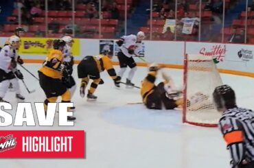 SAVE || Logan Thompson || Feb 19, 2018 vs Moose Jaw Warriors