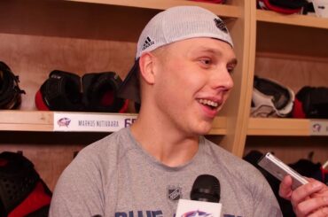 Pre game: Markus Nutivaara 3/29/18