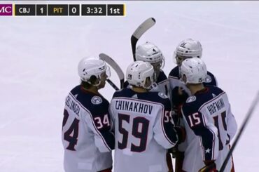Yegor Chinakhov 1-0 Goal vs. Penguins (Sep. 27, 2021)