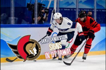Jake Sanderson Signs 3 Year ELC with the Ottawa Senators!