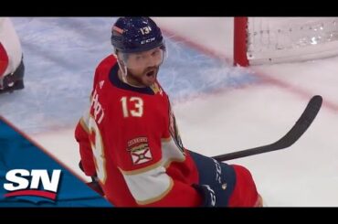 Panthers Strike First In Game 3 With Sam Reinhart's Powerplay Goal vs. Hurricanes