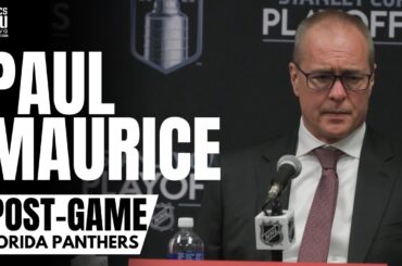 Paul Maurice Reacts to Sergei Bobrovsky Dominance & Florida Taking a 3-0 Lead vs. Carolina in ECF