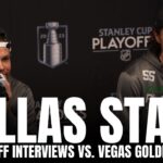 Miro Heiskanen & Thomas Harley talk Peter DeBoer Impact, Joe Pavelski Art of Tipping, Game Speed