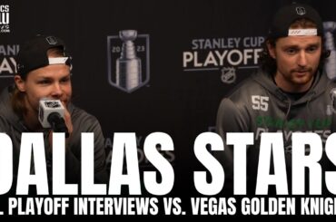 Miro Heiskanen & Thomas Harley talk Peter DeBoer Impact, Joe Pavelski Art of Tipping, Game Speed