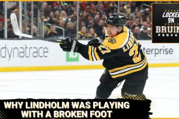 Why Hampus Lindholm was playing with a broken foot