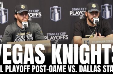 Jonathan Marchessault & Chandler Stephenson React to Vegas Knights Taking a 2-0 Lead vs. Dallas