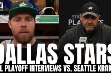 Joe Pavelski & Peter DeBoer talk Stars Home Ice vs. Seattle, Line Changes, Miro Heiskanen Greatness