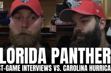Sam Bennett & Radko Gudas React to Florida Panthers Taking a 3-0 Lead vs. Carolina, Sergei Bobrovsky