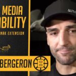 Patrice Bergeron on David Pastrnak Extension, Tyler Bertuzzi Trade