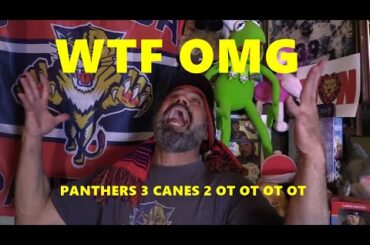 Florida Panthers Beat Carolina Hurricanes 3-2 QUADRUPLE OVERTIME Game 1 ECF