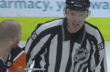 Jamie Oleksiak vs Zack Kassian Oct 23, 2018