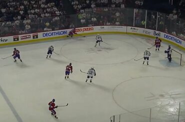 Laval Rocket's Dea and Ylönen both hit the post a few seconds apart vs. Syracuse Crunch in game 4