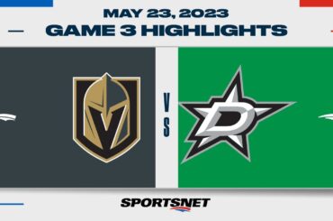 NHL Western Conference Final Game 3 Highlights | Golden Knights vs. Stars - May 23, 2023