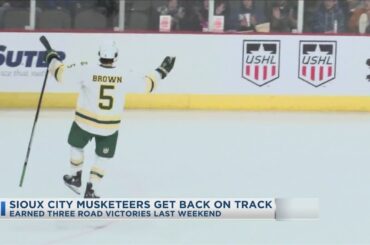 Sioux City Musketeers Get Back On Track