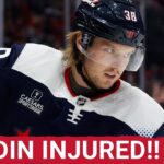 Rasmus Sandin inured at World Championship game! What does that mean for the Caps?