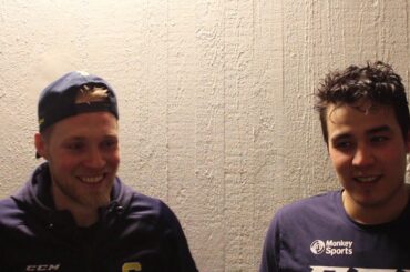 Intervju med Sebastian Bengtsson och Lucas Carlsson, SSK efter vinsten mot AIK 26/12-19