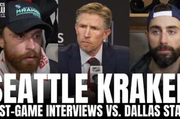 Dave Hakstol, Adam Larsson & Jordan Eberle React to Facing Elimination After GM5 Loss vs. Dallas
