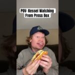 Phil Kessel Watching From The Press Box…