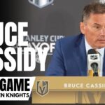 Bruce Cassidy Responds to Jamie Benn Cross Check on Mark Stone & Vegas Taking a 3-0 Lead vs. Dallas